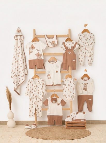 Juniors Cotton Collared Long Sleeves Pyjama Set with Teddy Bear Print-baby-boys-clothing-nightwear-pyjamasets-image-9