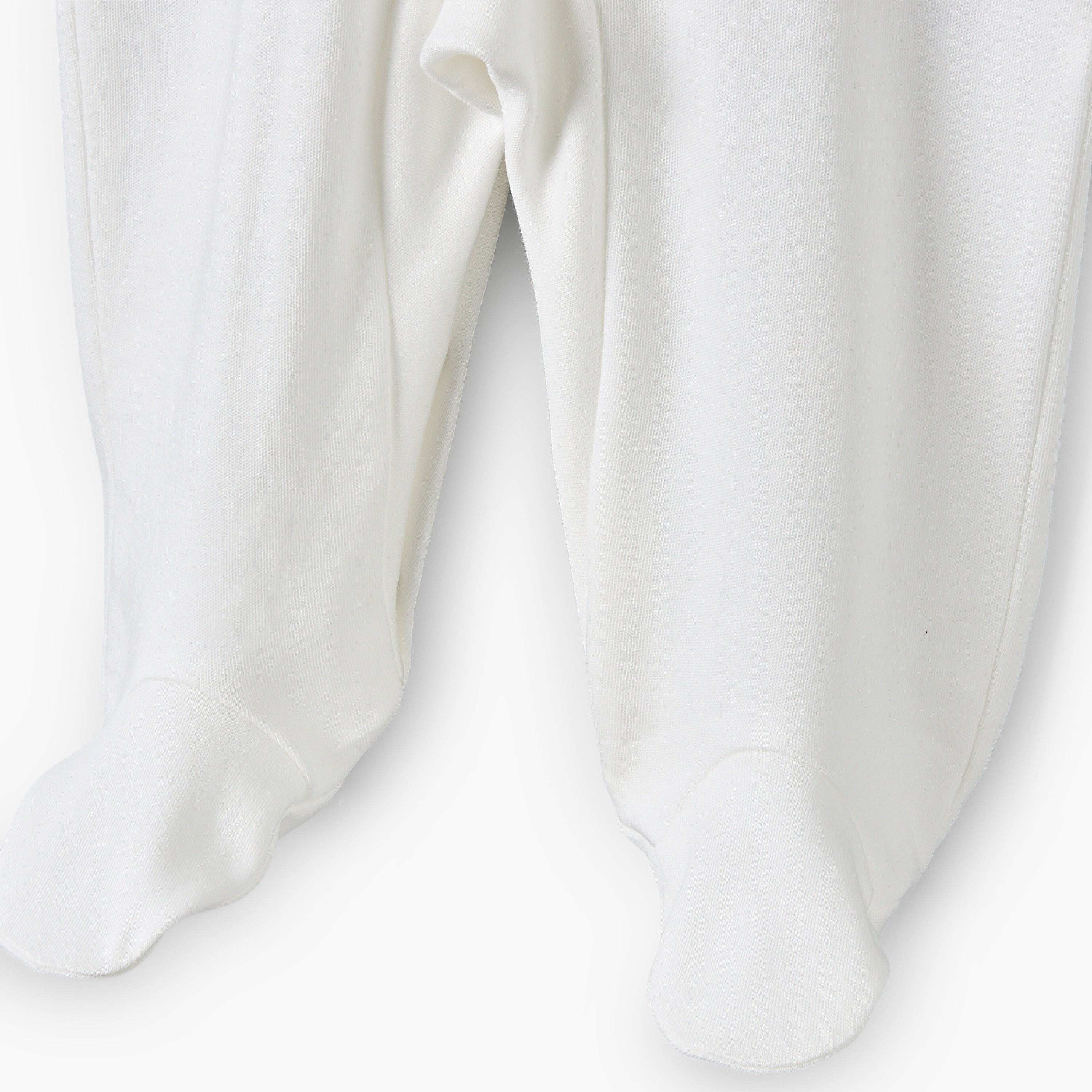 Giggles Collared Long Sleeves Sleepsuit with Pintuck Detail