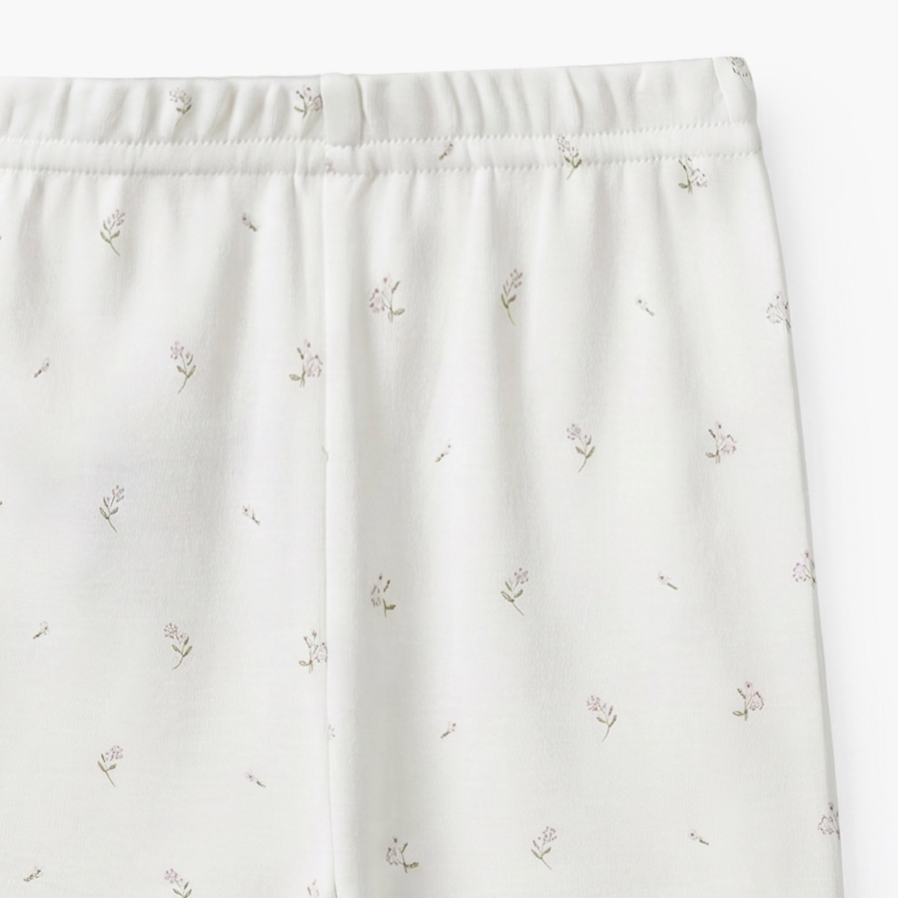 Giggles Round Neck Short Sleeves Pyjama Set with Floral Print