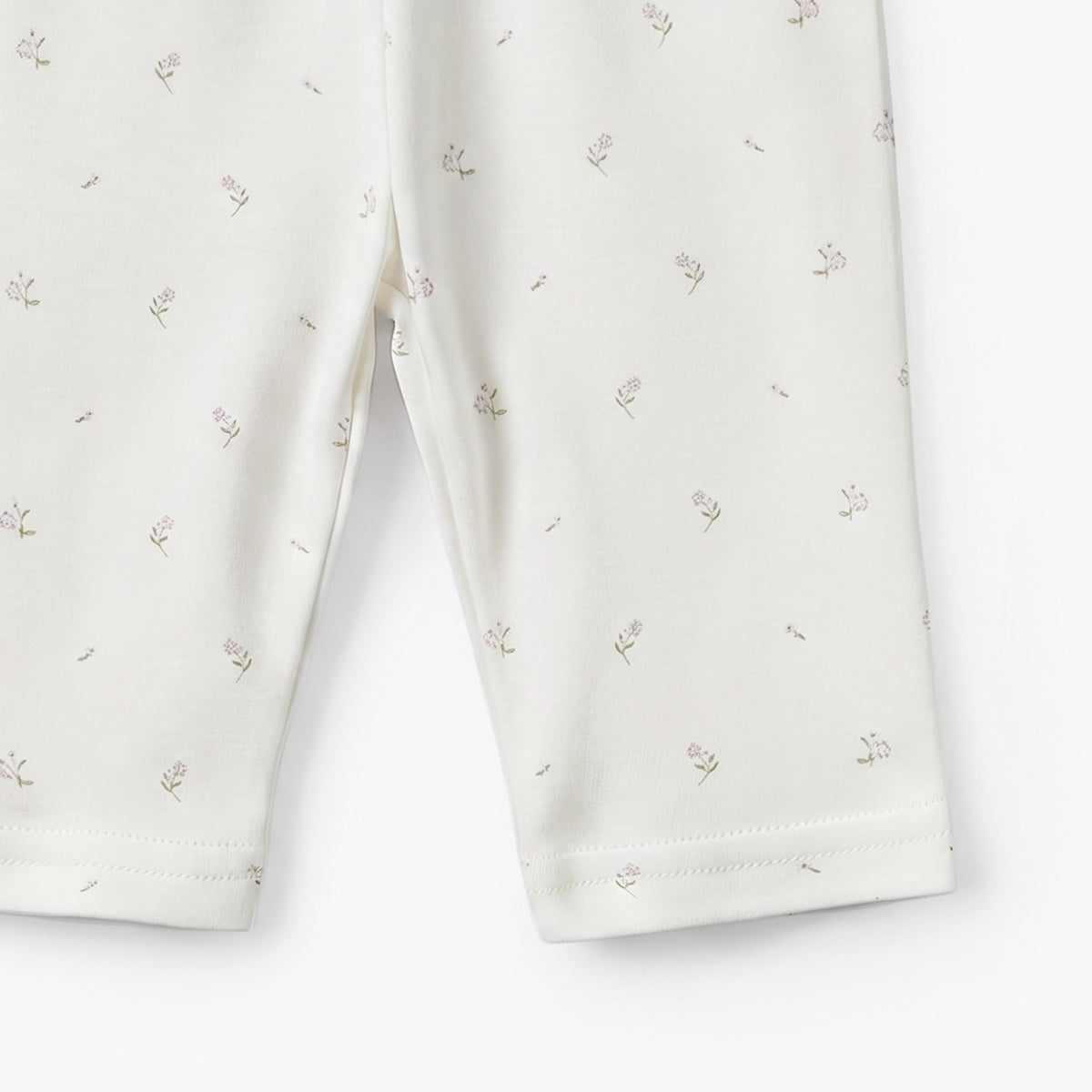 Giggles Round Neck Short Sleeves Pyjama Set with Floral Print