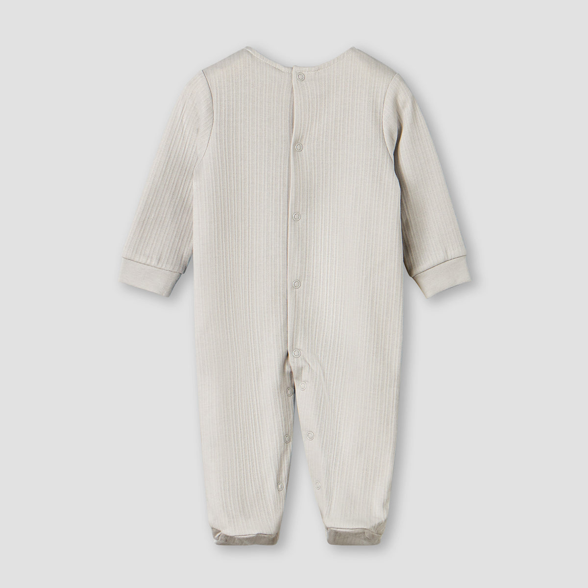 Giggles Cotton Crew Neck Long Sleeves Sleepsuit with Print