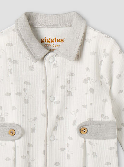 Giggles Cotton Collared Long Sleeves Sleepsuit with Print-baby-boys-clothing-nightwear-sleepsuits-image-3