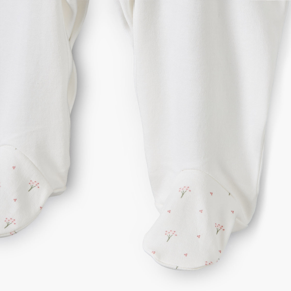 Giggles Supima Cotton Collared Long Sleeves Sleepsuit with Floral Print