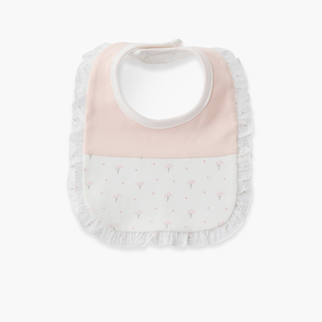 Giggles Baby Bib with Floral Print
