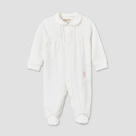 Giggles Cotton Collared Long Sleeves Sleepsuit with Snap Button Closure-undefined-image-1