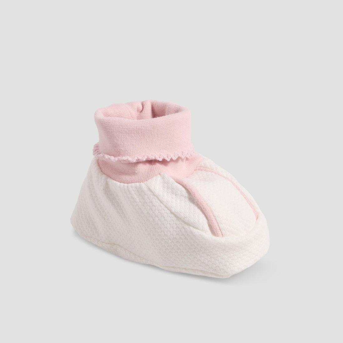 Giggles Booties with Cuff, Textured Pattern