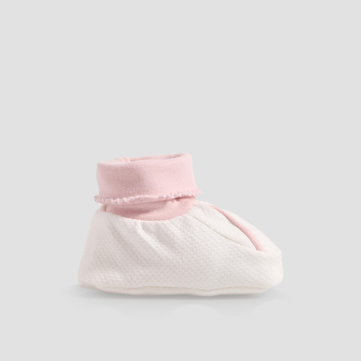 Giggles Booties with Cuff, Textured Pattern