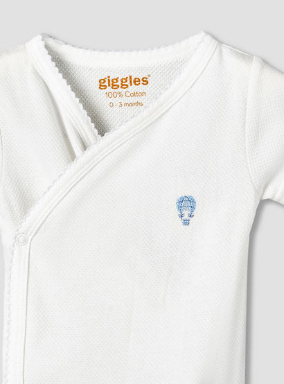 Giggles V-neck Short Sleeve Bodysuit with Snap Button Closure-baby-boys-clothing-bodysuits-image-4