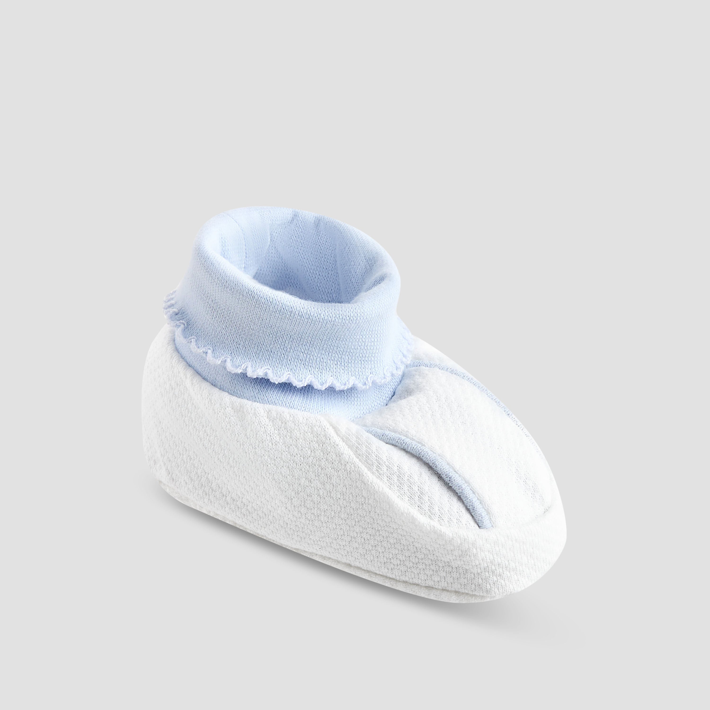 Giggles Booties with Textured Cuff, Slip-On