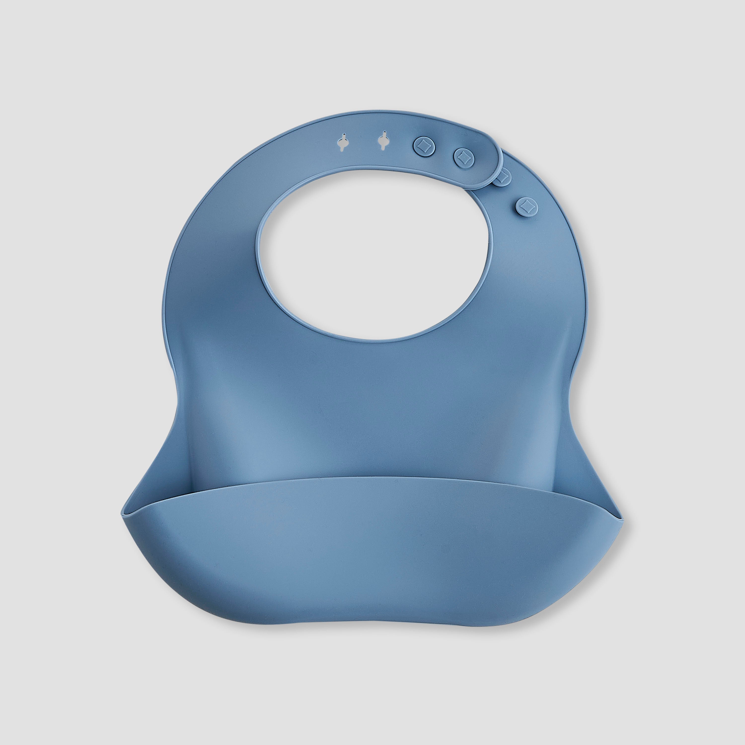 Pack of 2 Juniors Silicone Baby Bib with Food Catcher Pocket