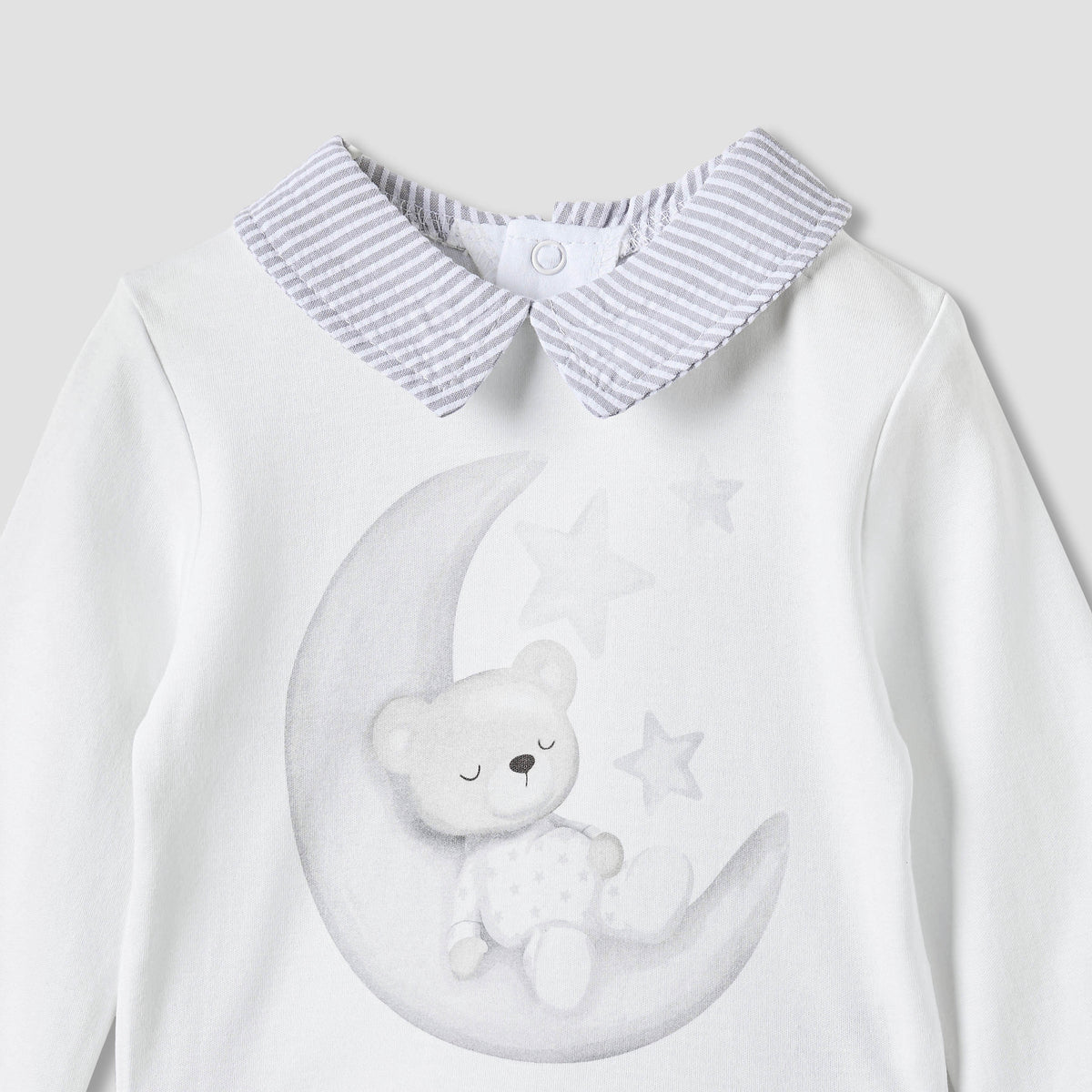 Giggles Printed Collared T-shirt and Pyjama Set