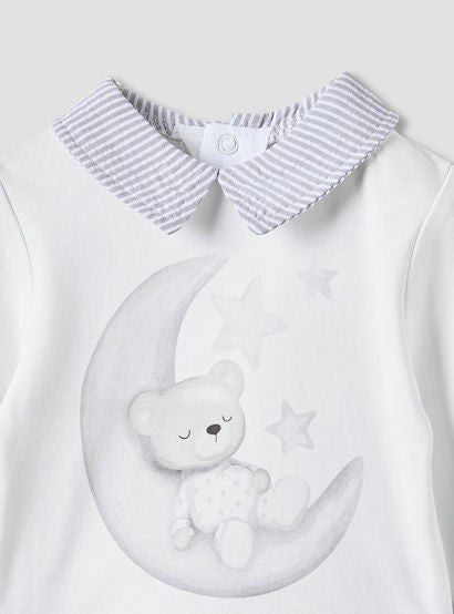Giggles Printed Collared T-shirt and Pyjama Set-baby-boys-clothing-nightwear-pyjamasets-image-4