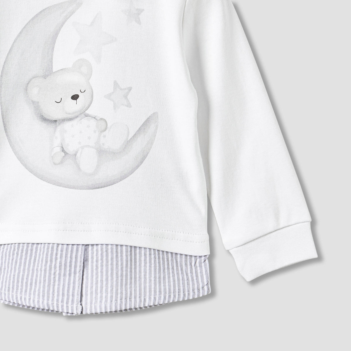 Giggles Printed Collared T-shirt and Pyjama Set