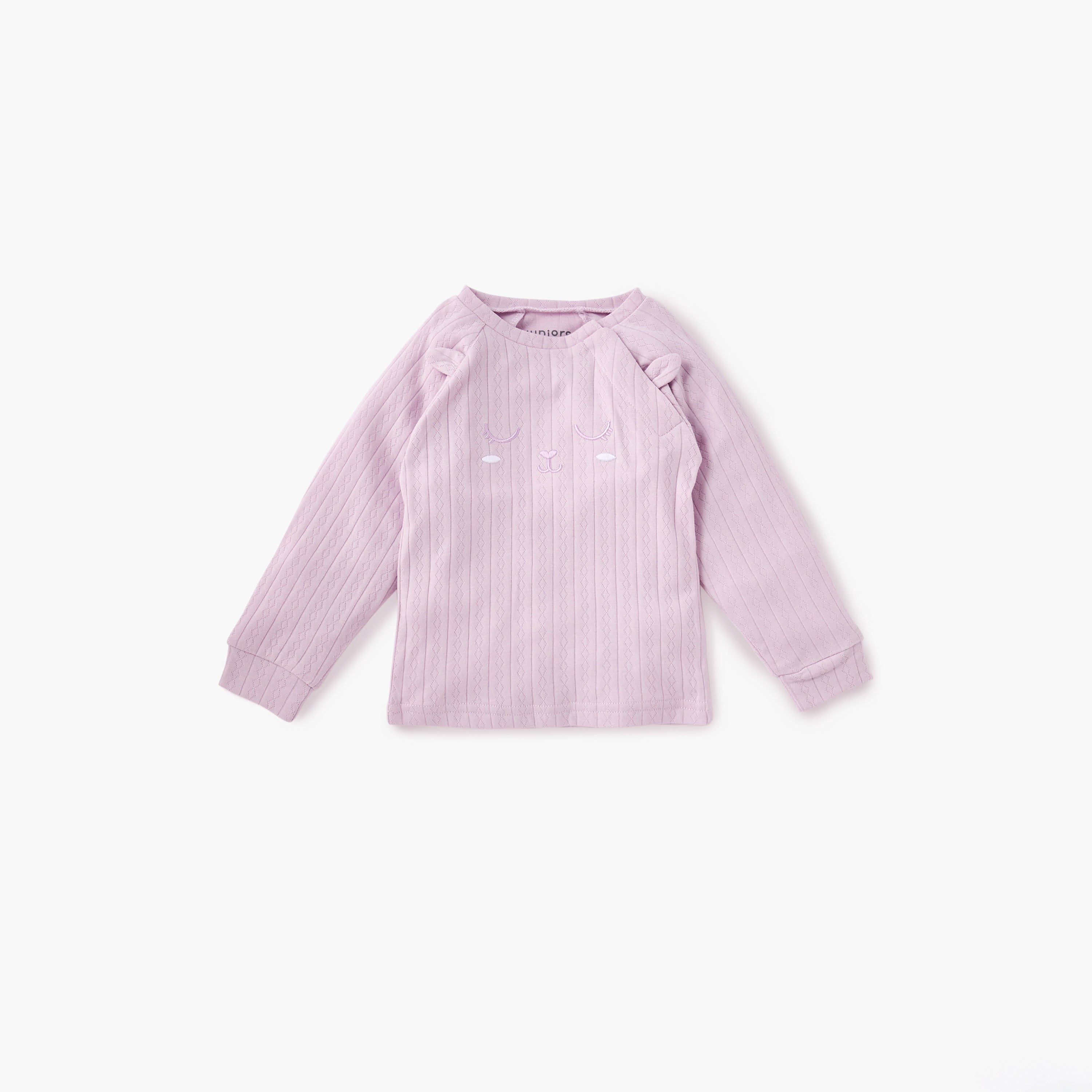 Juniors Ear Applique T-shirt and Pyjama Set