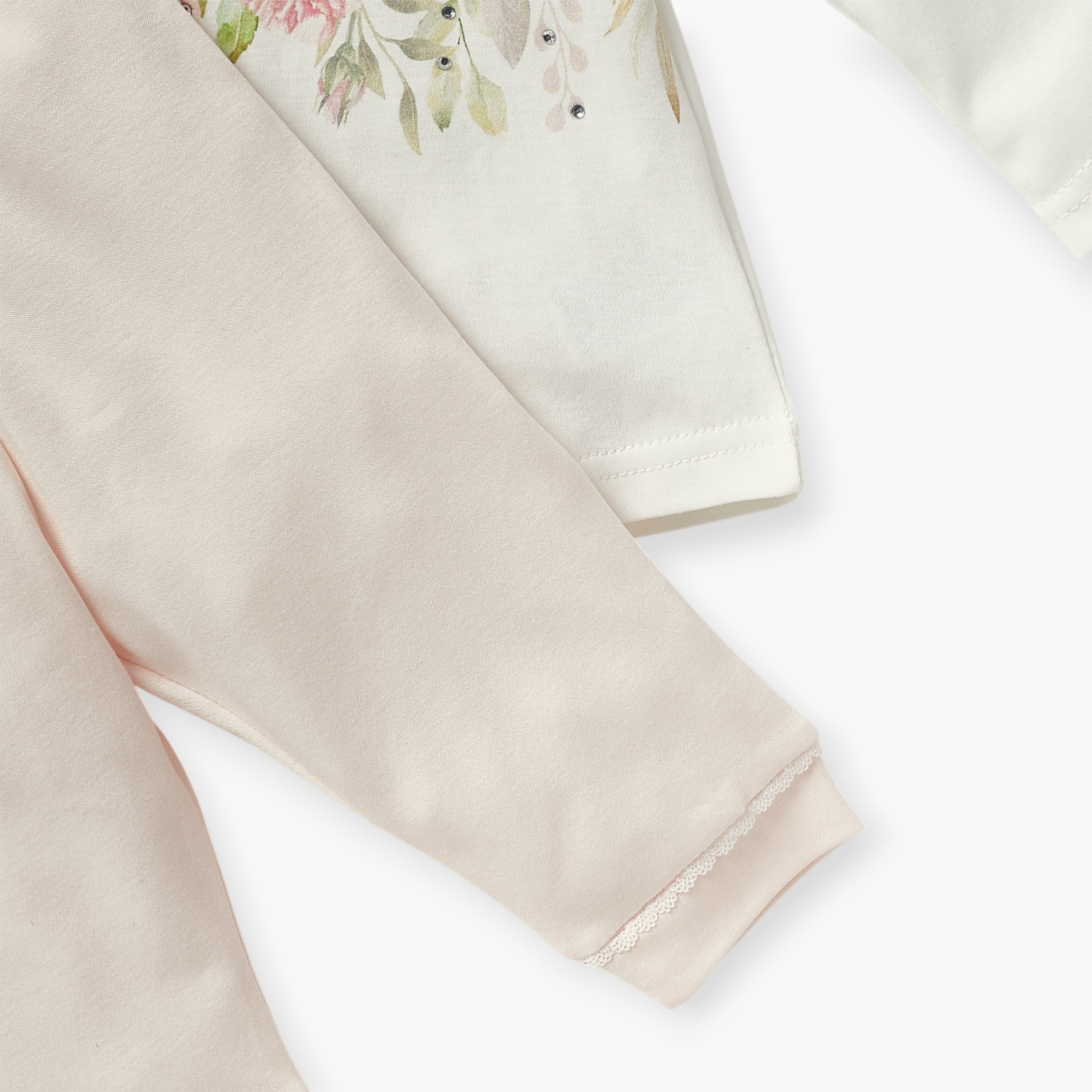 Giggles Printed Long Sleeves T-shirt and Pyjama Set