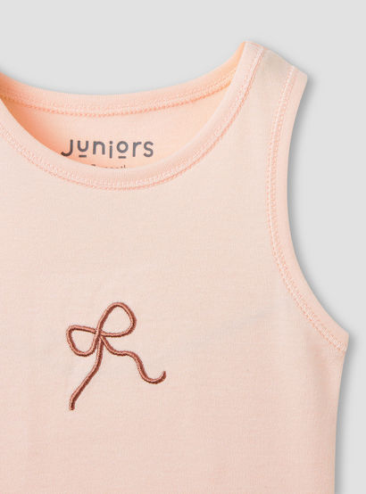 Juniors Assorted Sleeveless Bodysuit - Set of 5-baby-girls-clothing-bodysuits-image-10