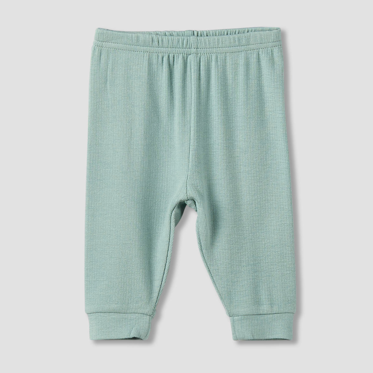 Giggles Collared Long Sleeves Pyjama Set with Ribbed Texture