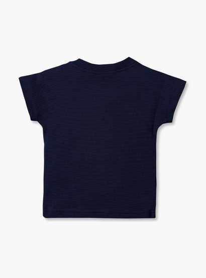 Juniors Crew Neck Short Sleeves T-shirt and Shorts Set with Elasticated Drawstring Closure-baby-boys-clothing-setsandcoords-image-4