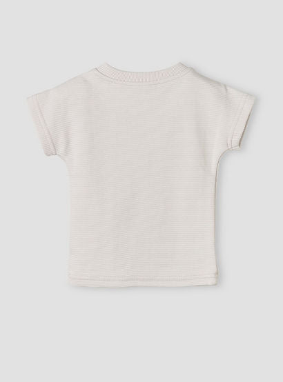 Juniors Crew Neck Short Sleeves T-shirt and Shorts Set with Elasticated Drawstring Closure-baby-boys-clothing-setsandcoords-image-3