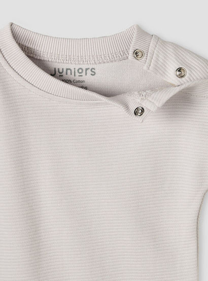 Juniors Crew Neck Short Sleeves T-shirt and Shorts Set with Elasticated Drawstring Closure-baby-boys-clothing-setsandcoords-image-4