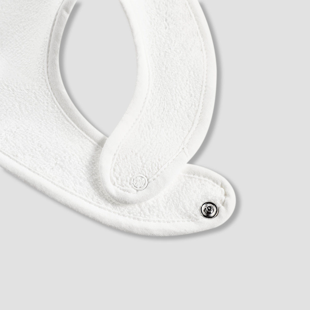 Pack of 4 Juniors Baby Bib with Snap Button Closure