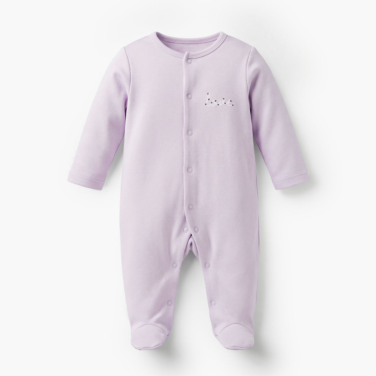 Pack of 3 Juniors Bamboo Cotton Round Neck Long Sleeves Sleepsuit with Print