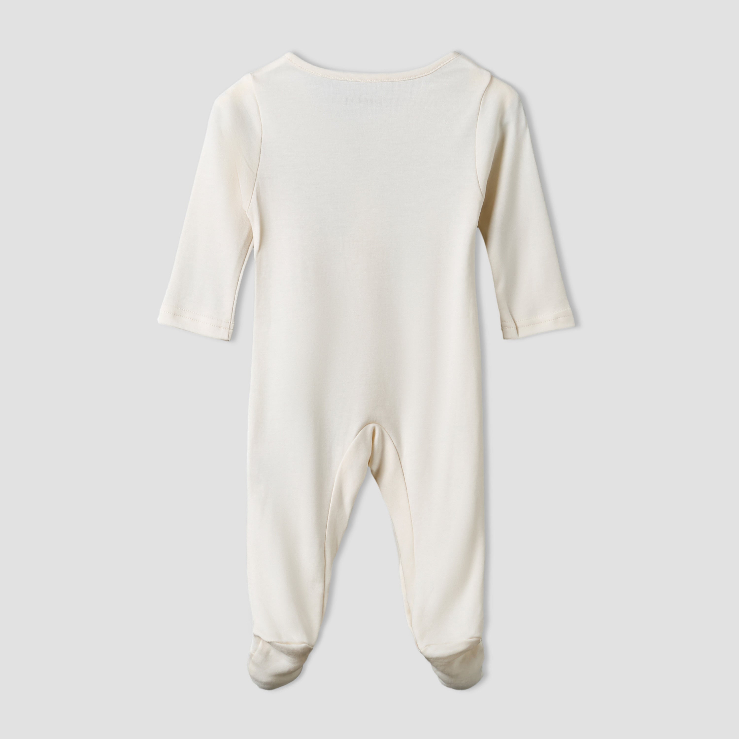 Pack of 3 Juniors Round Neck Long Sleeve Sleepsuit with Bunny Print