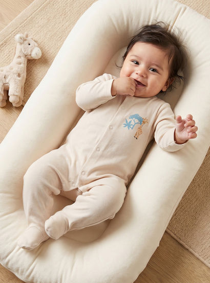 Pack of 3 Juniors Round Neck Long Sleeves Sleepsuit with Button Closure-baby-boys-clothing-nightwear-sleepsuits-image-2