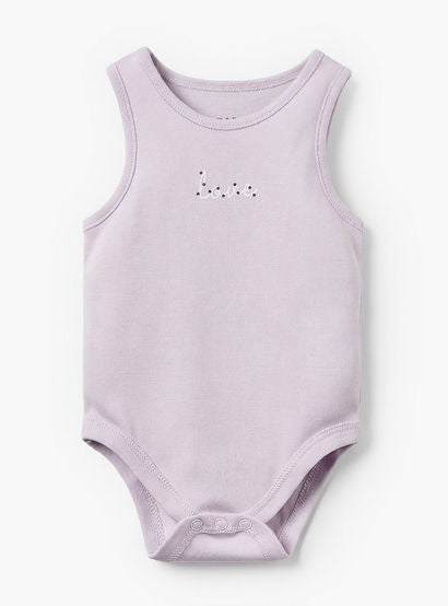 Pack of 7 Juniors Bamboo Cotton Round Neck Sleeveless Bodysuit with Floral Print-baby-girls-clothing-bodysuits-image-6
