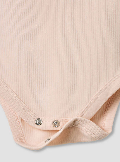 Juniors Round Neck Bodysuit with Snap Button Closure - Short Sleeves - Set of 2-baby-girls-clothing-bodysuits-image-5