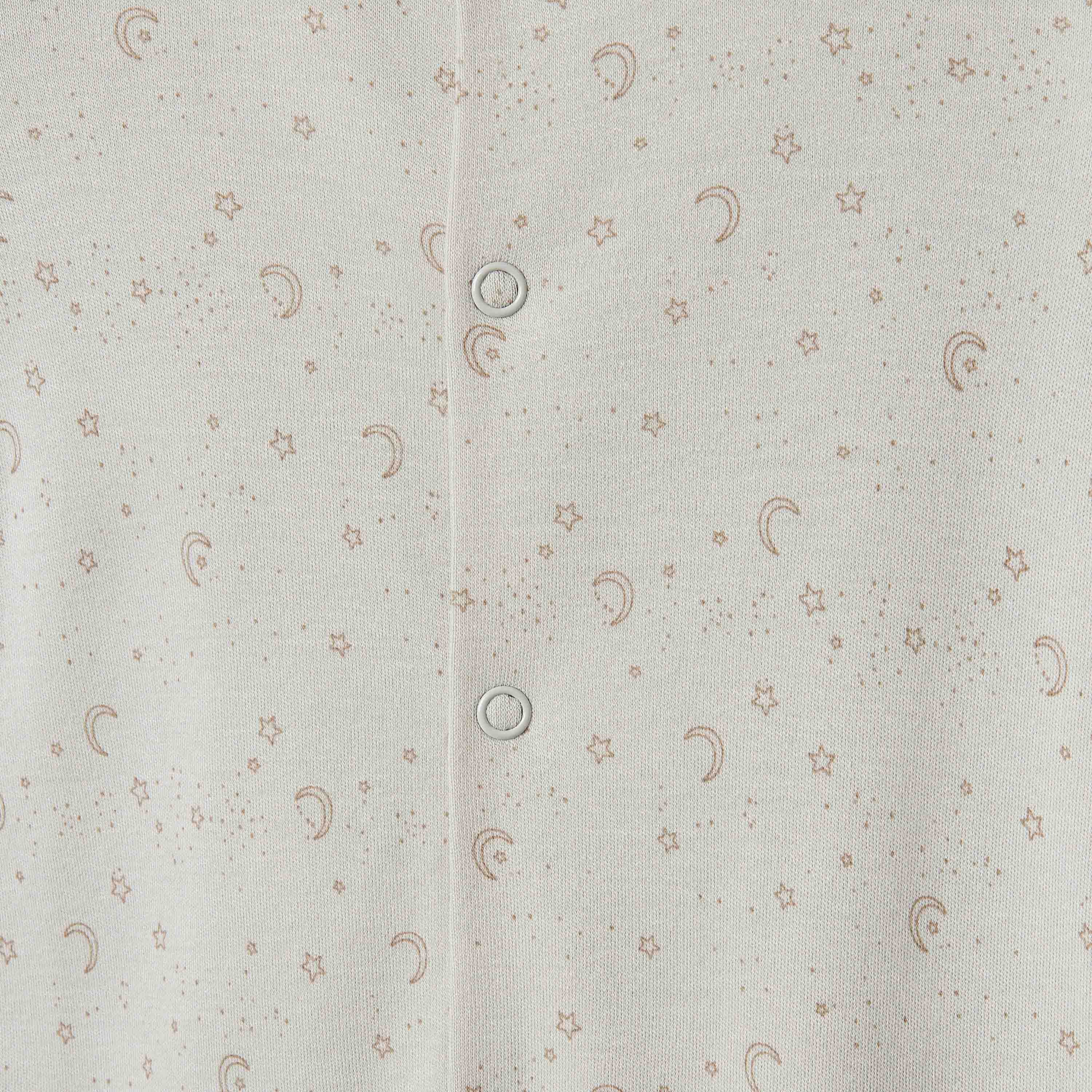 Juniors Stars Print Sleepsuit with Long Sleeves
