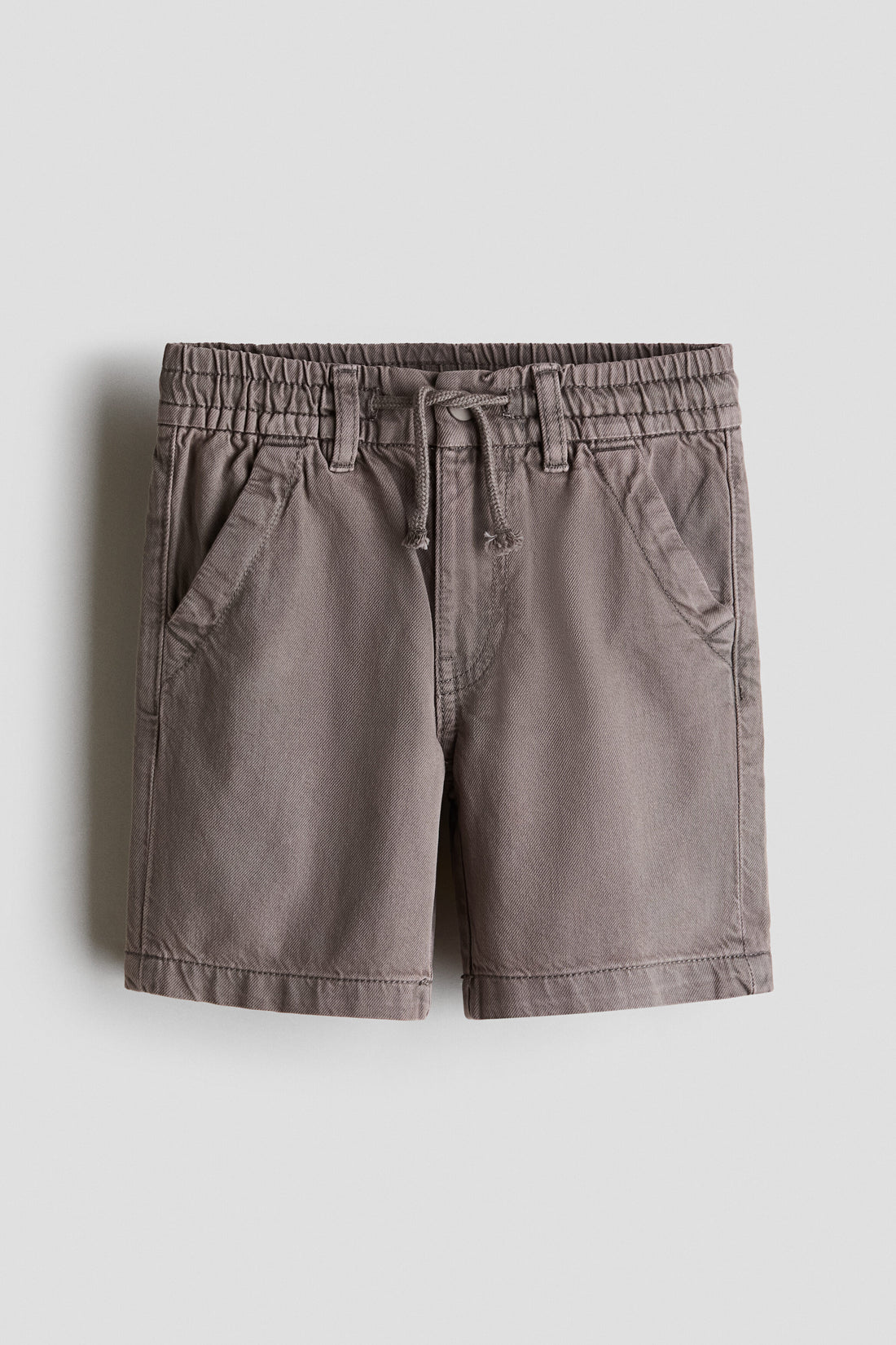 Cotton twill shorts