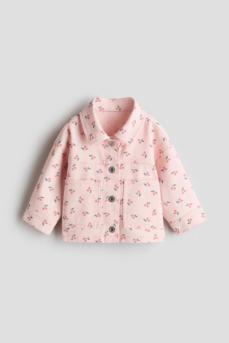 Printed twill jacket Image 1 of 2