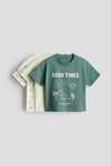 3-pack cotton T-shirts
