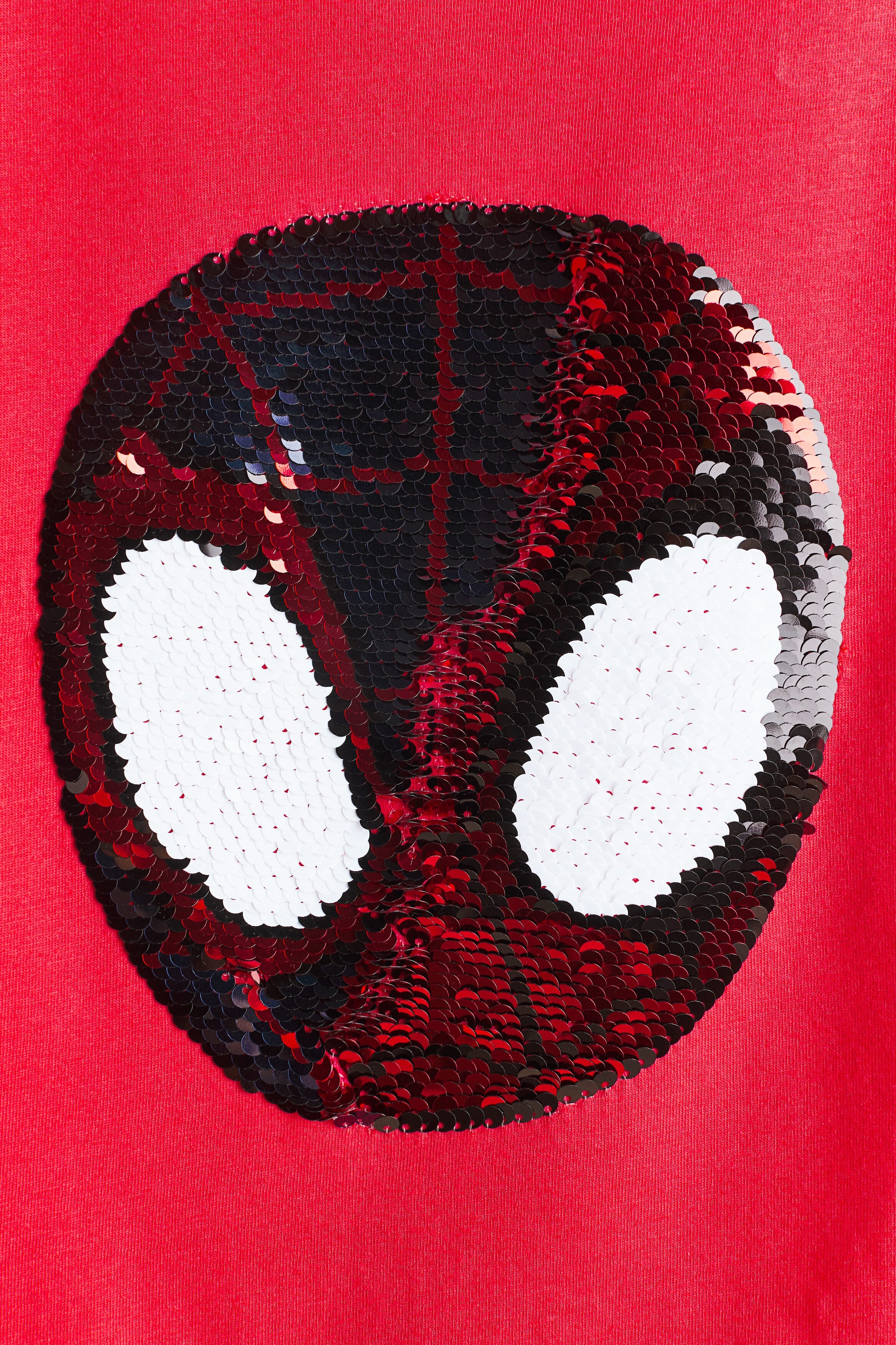 Reversible sequin T-shirt