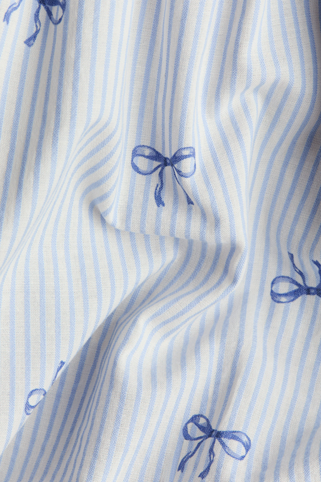 Flared cotton dress - White Bows / 9-10 Years