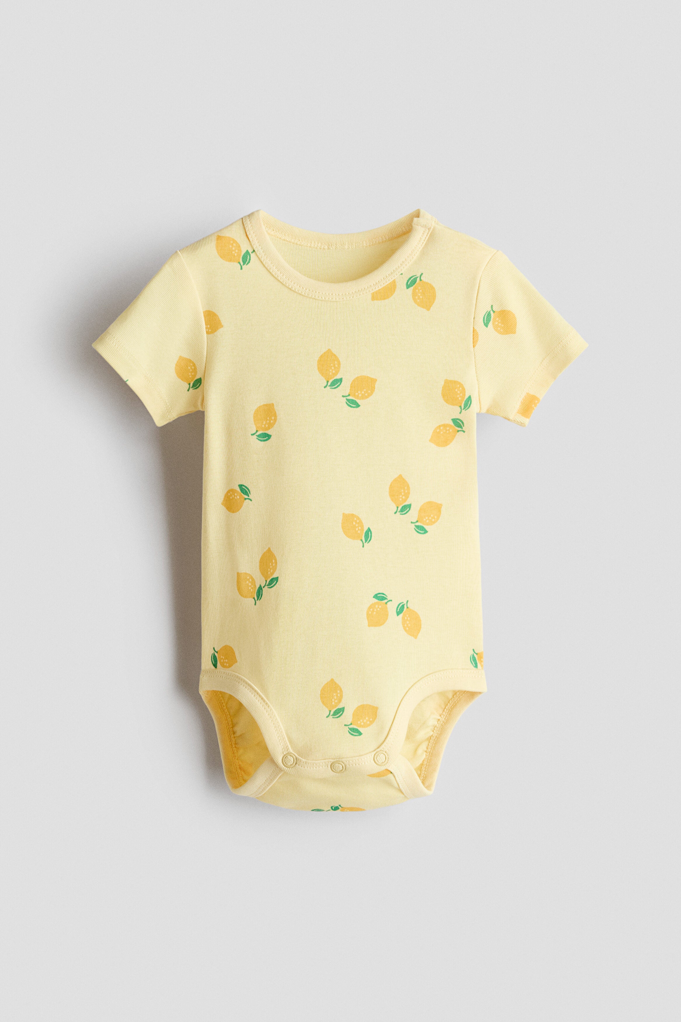 Printed bodysuit - Yellow Lemons / 2-3 Years