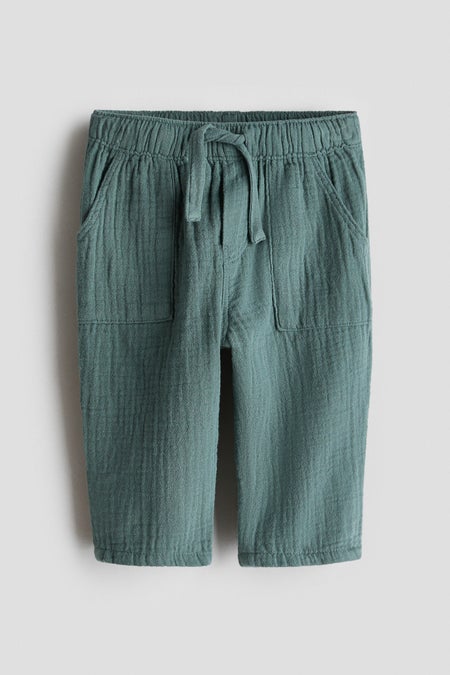 Cotton muslin trousers