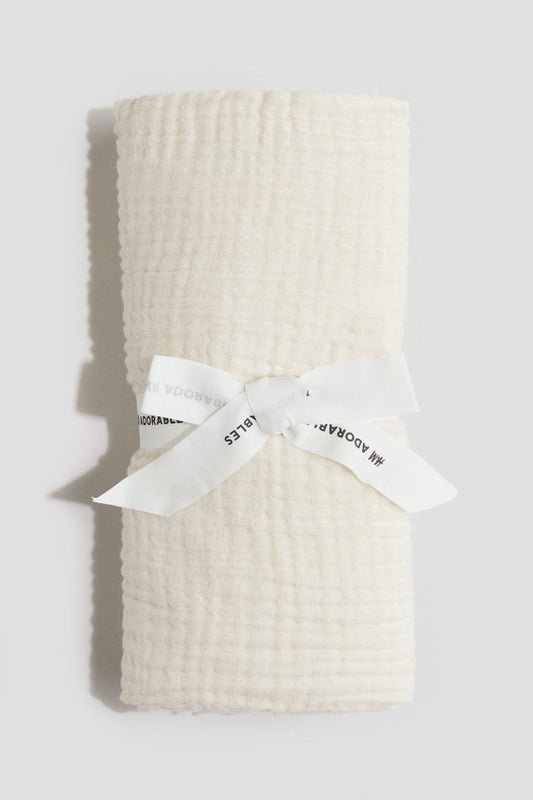 Cotton muslin comfort blanket