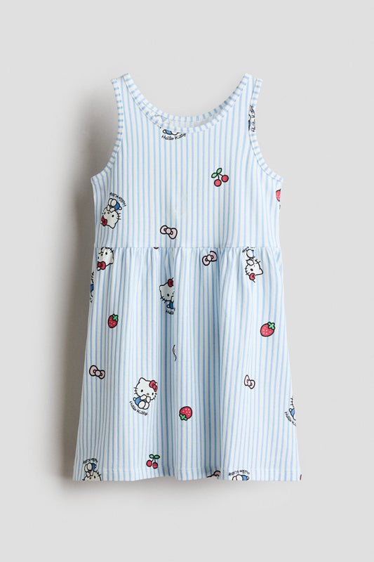 Printed cotton dress