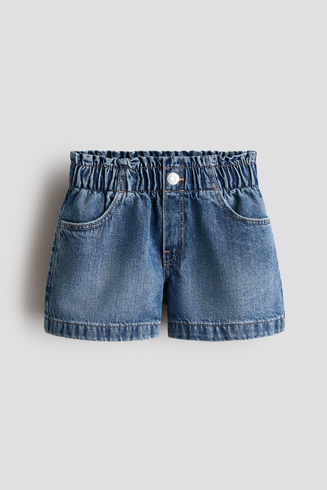 Loose Fit Denim shorts - Blue 14 / 4-5 Years