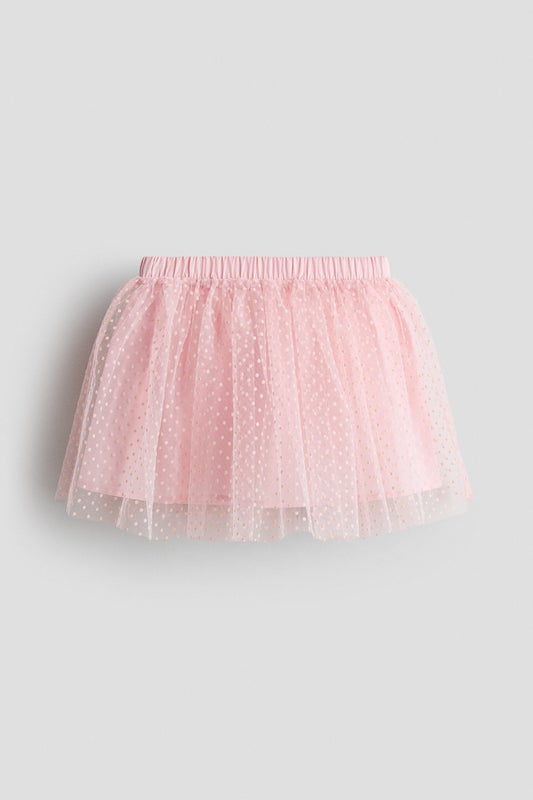 Glittery tulle skirt