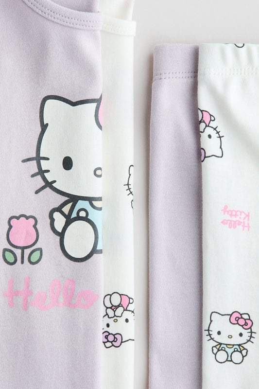 2-pack printed pyjamas