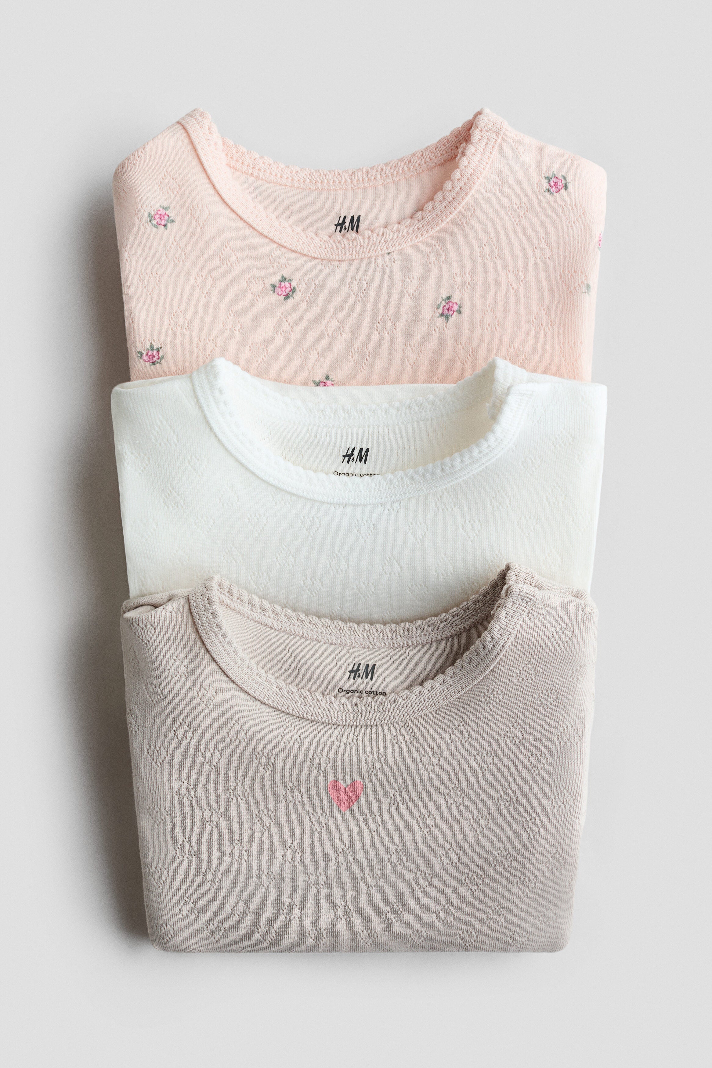 3-pack cotton bodysuits