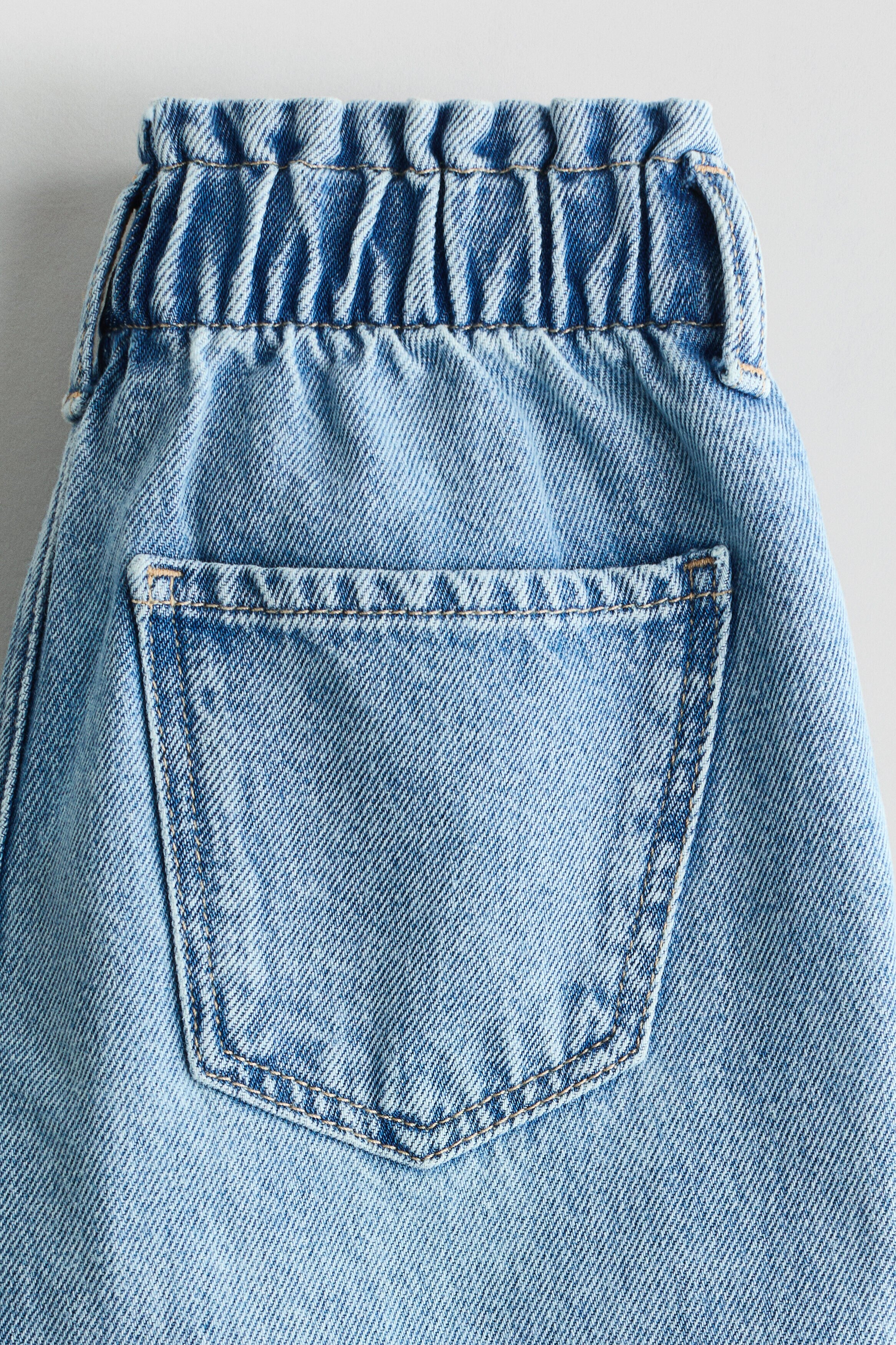 Relaxed paperbag jeans