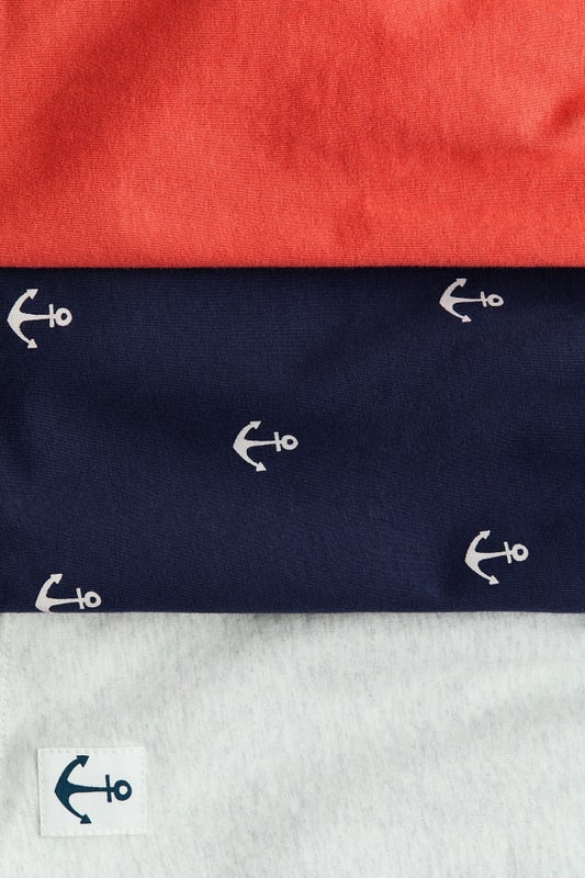 3-pack pull-on shorts
