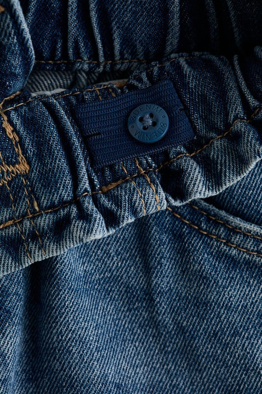 Relaxed paperbag jeans