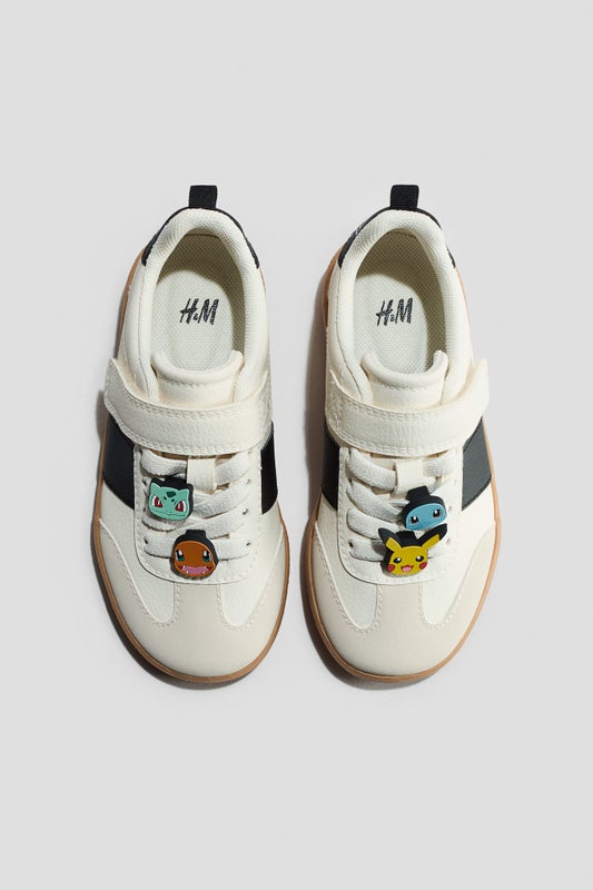 Appliquéd trainers