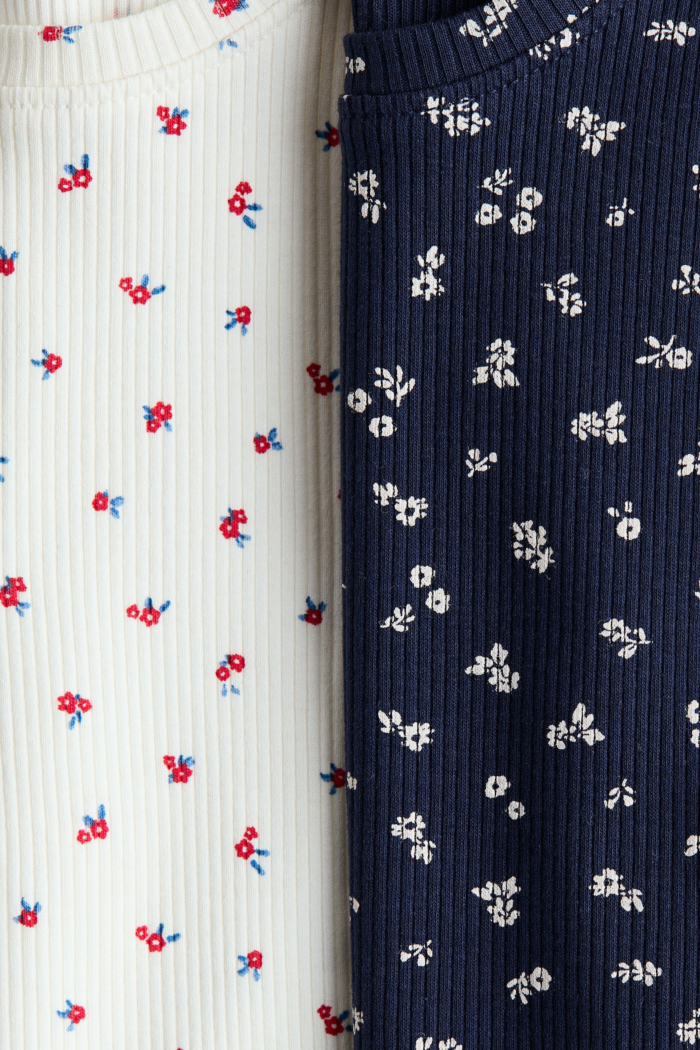 2-pack flounce-trimmed tops