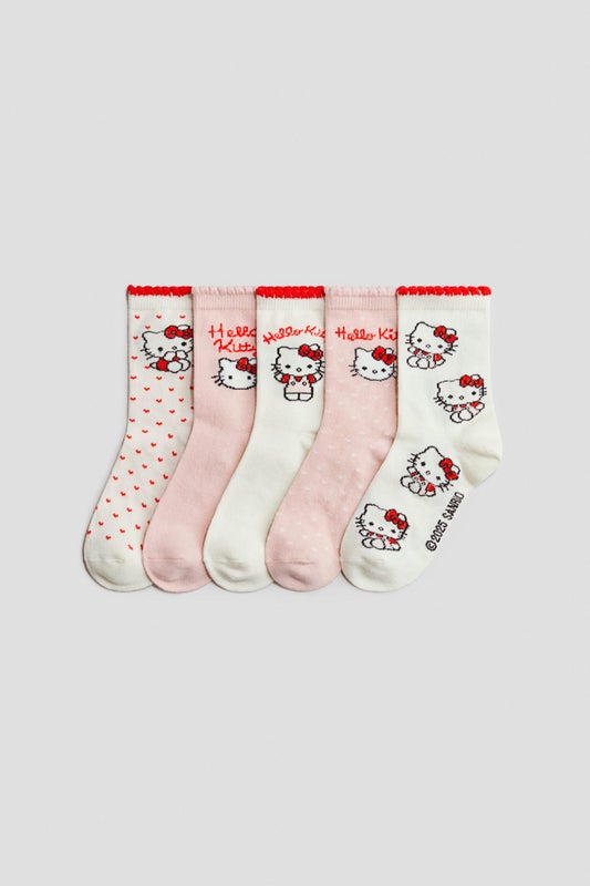 5-pack motif-detail socks